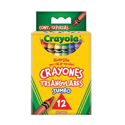 Crayón Crayola C/12 Jumbo Triangular