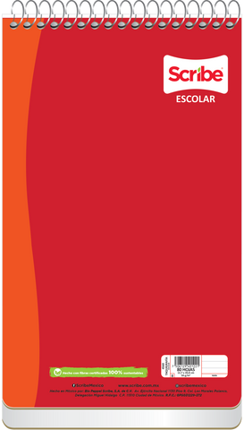 Libreta Taquígrafia Scribe Larga 4560