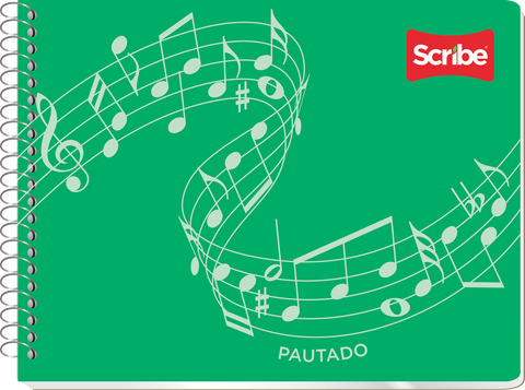 Italiano Pautado Scribe Espiral 50H 1108