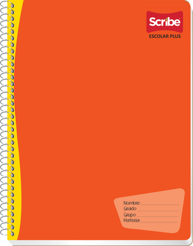 Profesional Scribe Espiral Blanco 100H 7971 Escolar Plus