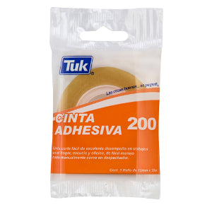 Cinta Transparente Tuk 200 12 mm x 33m