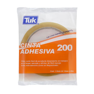 Cinta Transparente Tuk 200 12 mm x 65m