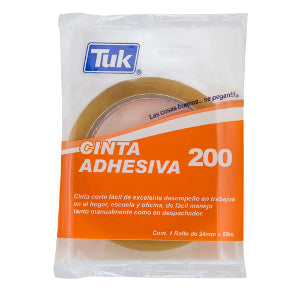 Cinta Transparente Tuk 200 24 mm x 65m