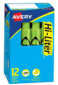 Resaltador Hi Liter Verde C/12