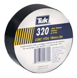 Cinta Aislante Tuk 320c 19mm x 9m C/10