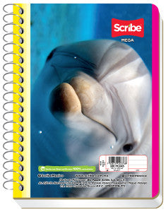 Libreta Apuntes Scribe Mega 1/8 Espiral 4630