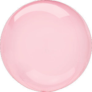 Globo Crystal 18C Clearz Transparente Círculo Dark Pink