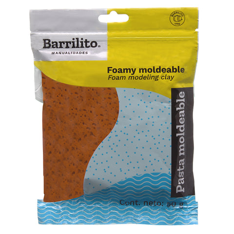 Foamy Moldeable Barrilito 50 Grs. Chocolate