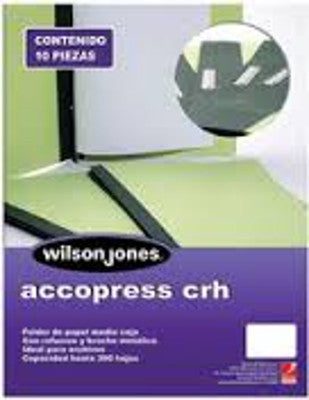 Folder Broche Accopress Oficio C/10 Verde Claro