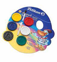 Acuarela Infantil Pelikan C/6 Pastillas