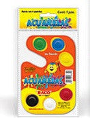 Acuarela Baco Cartón C/6 Colores