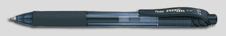 Bolígrafo Pentel Energel X Retractil Negro C/12 BL107