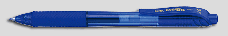 Bolígrafo Pentel Energel X Retractil Azul C/12 BL107
