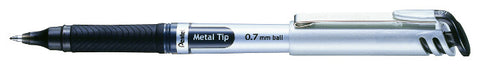 Bolígrafo Pentel Energel 7 mm Negro Grip C/12