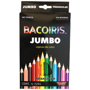 Color Bacoiris Jumbo Triangular Largo C/12