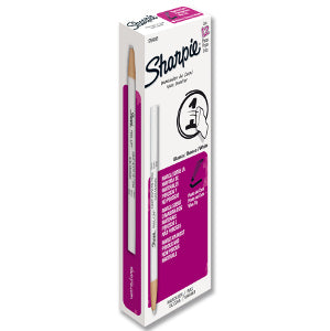 Marcador de Cera Sharpie Blanco C/12