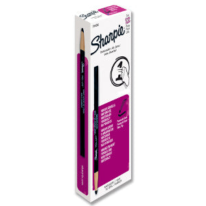 Marcador de Cera Sharpie Negro C/12