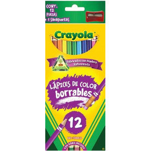 Colores Crayola Borrables C/12