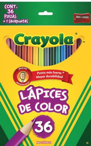 Colores Crayola C/36 Largos