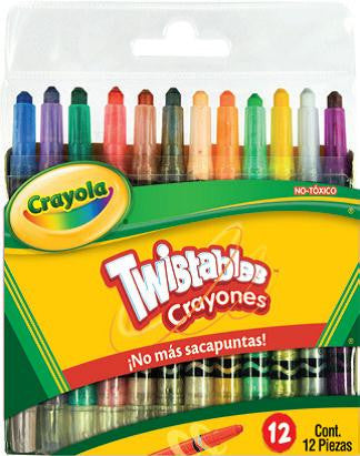 Crayón Crayola C/12 Mini Twistable