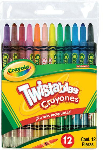 Crayón Crayola C/12 Twistable