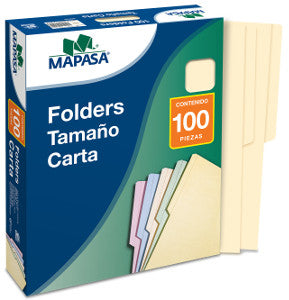 Folder Mapasa Carta Crema C/100 – Tuksonora