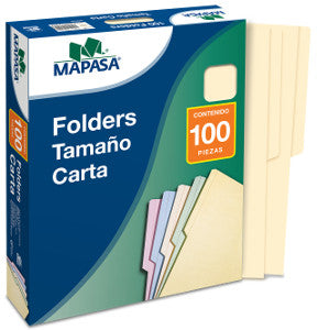 Folder Mapasa Carta Crema C/100
