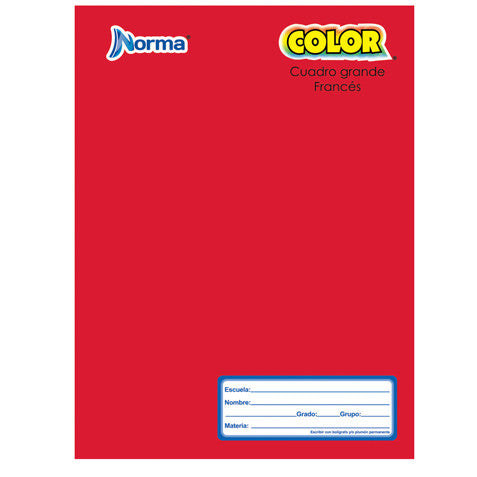 Francés Cosido Norma Color 100H Cuadro 7mm  525063/581291