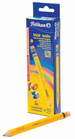 Lápiz Pelikan Inicial Jumbo C/10
