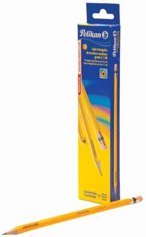 Lápiz Pelikan Triángular C/12