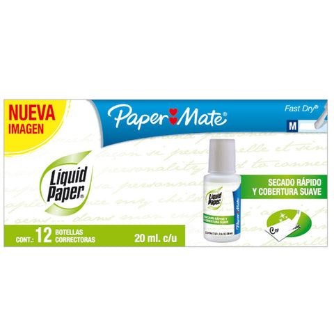 Corrector Paper Mate Botella C/12