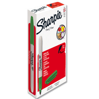 Sharpie Fino Verde C/12