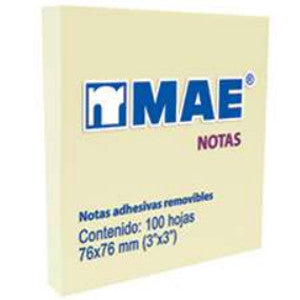 Notas Adhesivas Stick 3 X 3 Amarillo C/12