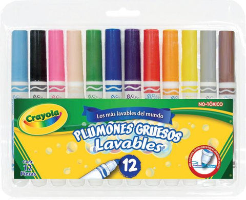Marcador Agua Crayola Grueso C/12