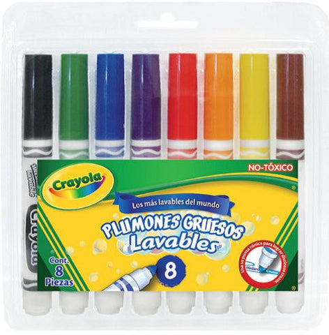 Marcador Agua Crayola Grueso C/8