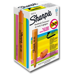 Resaltador Sharpie Accent Naranja C/12
