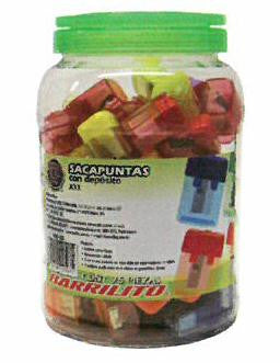 Sacapuntas Acme Plástico C/Deposito Chico X33 C/75