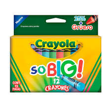 Crayón Crayola C/12 Extra Jumbo So Big!