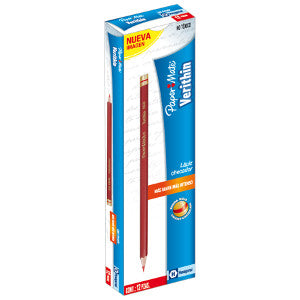 Lápiz Checador Verithin Rojo C/12