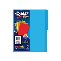 Folder Diem T/Carta Azul Intenso C/25