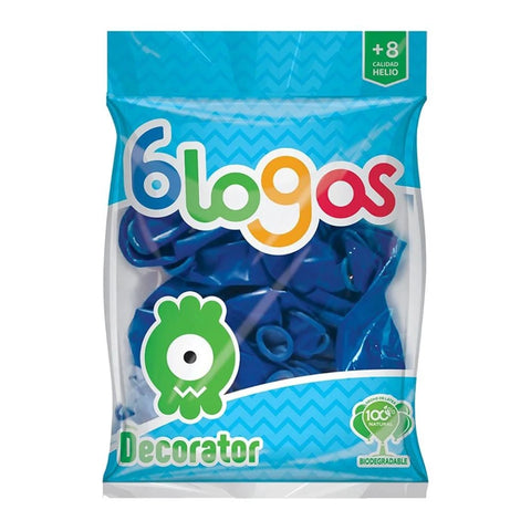 Globo Blogos #9 Azul Royal C/30
