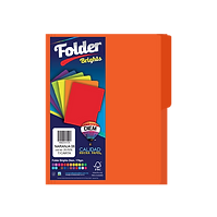 Folder Diem T/Carta Naranja C/25
