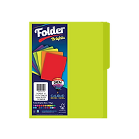 Folder Diem T/Carta Verde Eléctrico C/25