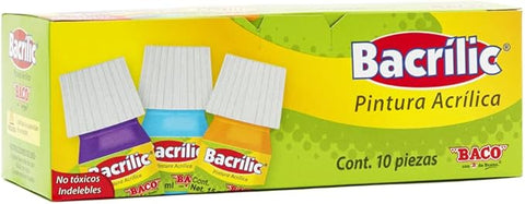 Pintura Acrílica Baco 309 Azul Fluorescente C/10