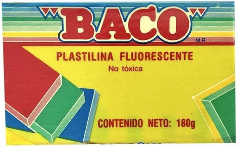 Plastilina Baco Amarilla Fluorescente