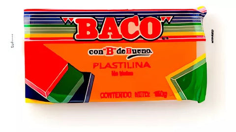 Plastilina Baco Naranja Fluorescente