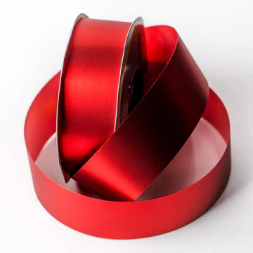 Liston Resplandor #9 Silky Metal Rojo