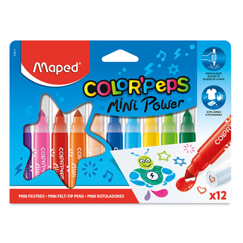 Plumón Maped Jumbo C/12 846020