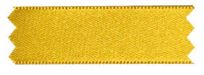 Listón Satinex Doble Cara 1715 #12 24 Amarillo Oro