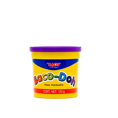 Plastilina Baco-Doh Bote 120G Violeta